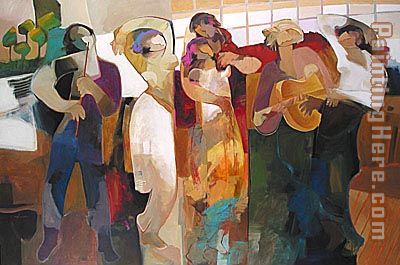 Celebration of Life painting - Hessam Abrishami Celebration of Life art painting